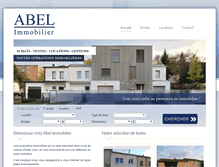 Tablet Screenshot of abel-immo.fr